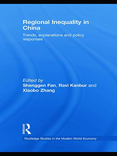 Beispielbild fr Regional Inequality in China zum Verkauf von Blackwell's