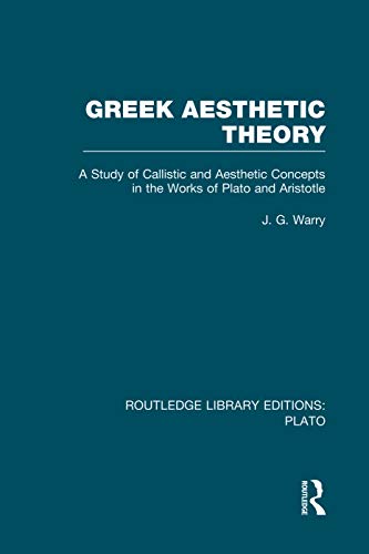 Beispielbild fr Greek Aesthetic Theory zum Verkauf von Blackwell's