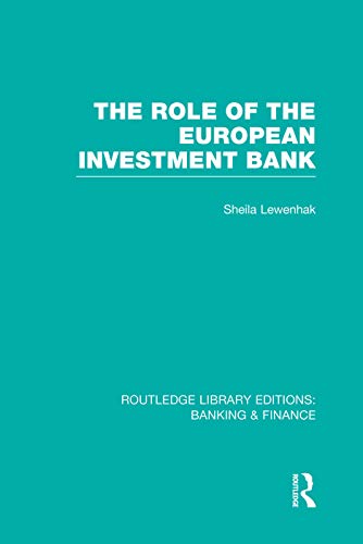 Imagen de archivo de The Role of the European Investment Bank a la venta por Blackwell's