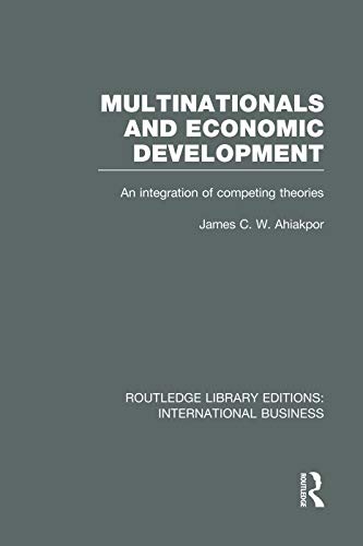 Beispielbild fr Multinationals and Economic Development (RLE International Business) (Routledge Library Editions: International Business) zum Verkauf von Chiron Media