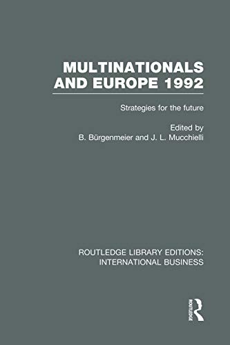 Stock image for Multinationals and Europe, 1992 for sale by Blackwell's