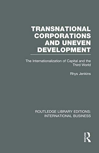 Beispielbild fr Transnational Corporations and Uneven Development zum Verkauf von Blackwell's