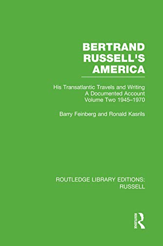 Beispielbild fr Bertrand Russell's America zum Verkauf von Blackwell's