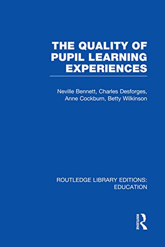 Stock image for Quality of Pupil Learning Experiences for sale by Blackwell's