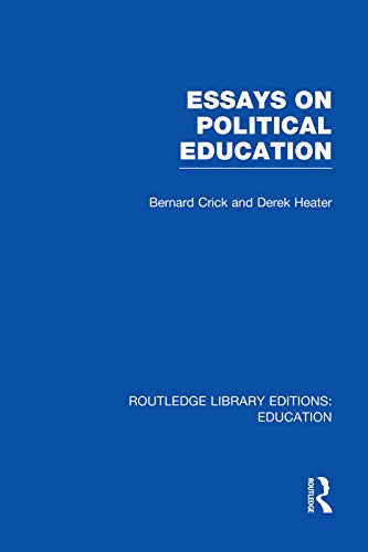 9780415753449: Essays on Political Education