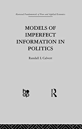 Stock image for Models of Imperfect Information in Politics for sale by Blackwell's