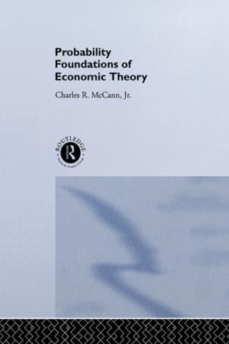 Imagen de archivo de Probability Foundations of Economic Theory a la venta por THE SAINT BOOKSTORE