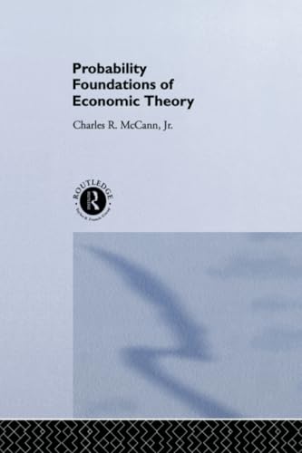 Imagen de archivo de Probability Foundations of Economic Theory a la venta por Chiron Media