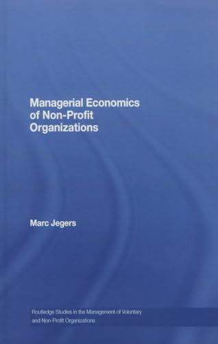 Beispielbild fr Managerial Economics of Non-Profit Organizations zum Verkauf von Blackwell's