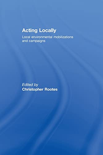 Stock image for Acting Locally (Environmental Politics) for sale by Chiron Media