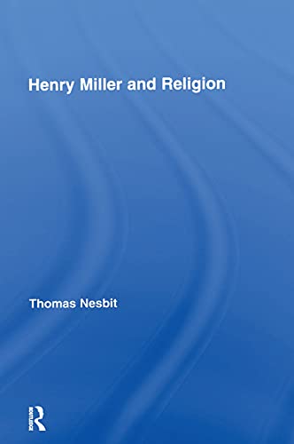Beispielbild fr Henry Miller and Religion zum Verkauf von Blackwell's