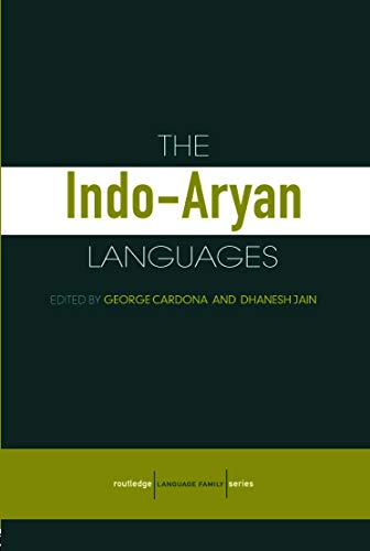 The IndoAryan Languages Routledge Language Family Series - George Cardona