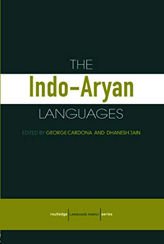 Stock image for The Indo-Aryan Languages (Routledge Language Family Series) for sale by Sunshine State Books