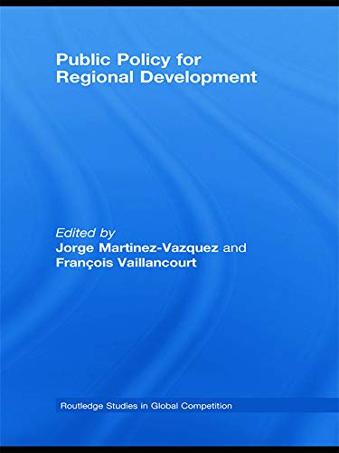 Beispielbild fr Public Policy for Regional Development zum Verkauf von Blackwell's