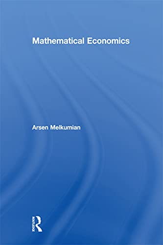 Imagen de archivo de Mathematical Economics a la venta por Chiron Media