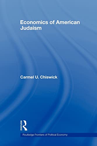 Imagen de archivo de Economics of American Judaism a la venta por Blackwell's