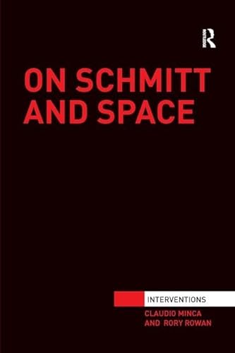 Beispielbild fr On Schmitt and Space zum Verkauf von Blackwell's