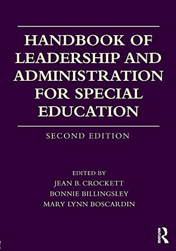 Beispielbild fr Handbook of Leadership and Administration for Special Education zum Verkauf von Blackwell's