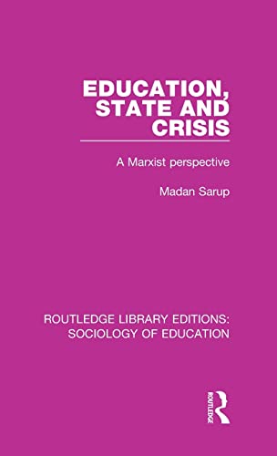 Beispielbild fr Education State and Crisis zum Verkauf von Blackwell's