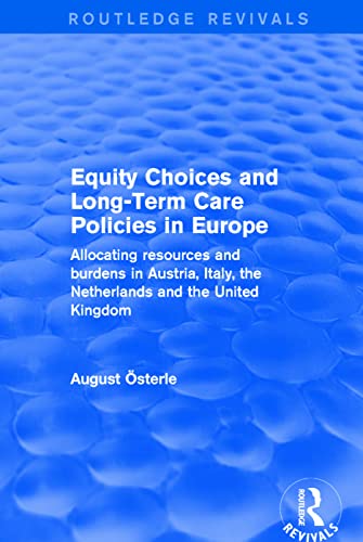 Imagen de archivo de Equity Choices and Long-Term Care P (Routledge Revivals) a la venta por Chiron Media