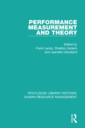 Imagen de archivo de Performance Measurement and Theory a la venta por Blackwell's