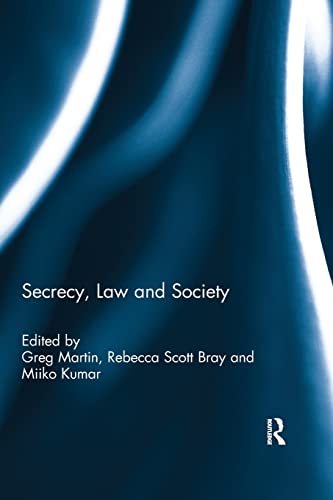9780415792257: Secrecy, Law and Society