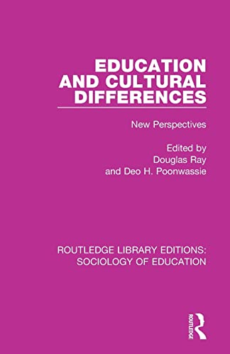 Beispielbild fr Education and Cultural Differences: New Perspectives zum Verkauf von Blackwell's