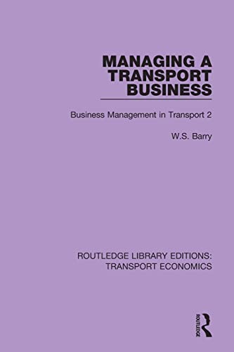 Stock image for Managing a Transport Business for sale by Blackwell's