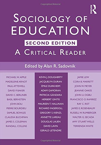 Stock image for Sociology of Education: A Critical Reader for sale by SecondSale