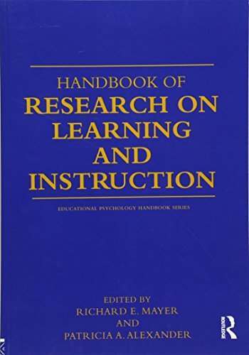 Imagen de archivo de Handbook of Research on Learning and Instruction (Educational Psychology Handbook) a la venta por -OnTimeBooks-