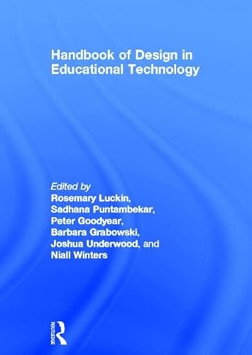 Beispielbild fr Handbook of Design in Educational Technology zum Verkauf von Revaluation Books