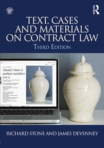 Imagen de archivo de Text, Cases and Materials on Contract Law a la venta por WorldofBooks