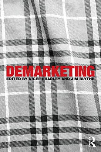 Imagen de archivo de Demarketing a la venta por Reuseabook