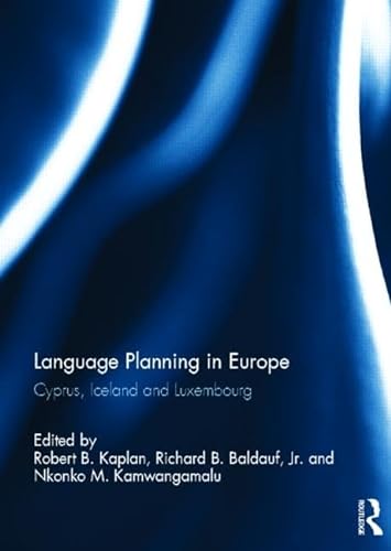 Stock image for Language Planning in Europe: Cyprus, Iceland and Luxembourg for sale by Chiron Media