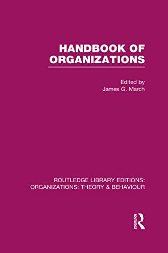 9780415820394: Handbook of Organizations (RLE: Organizations)