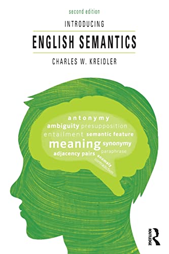 Beispielbild fr Introducing English Semantics zum Verkauf von AwesomeBooks