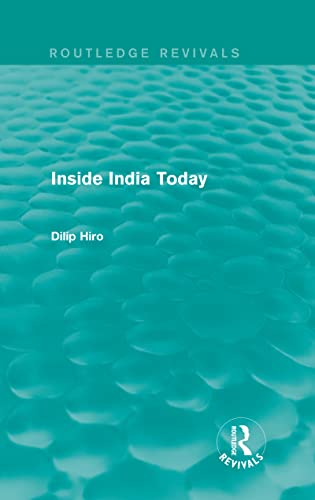 9780415831154: Inside India Today (Routledge Revivals)