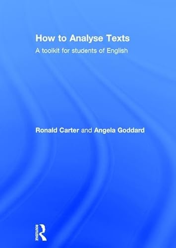 Imagen de archivo de How to Analyse Texts: A toolkit for students of English a la venta por Chiron Media