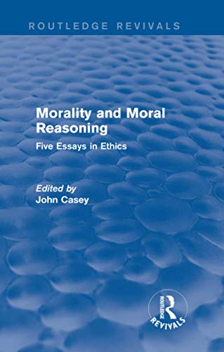 Imagen de archivo de Morality and Moral Reasoning a la venta por Blackwell's