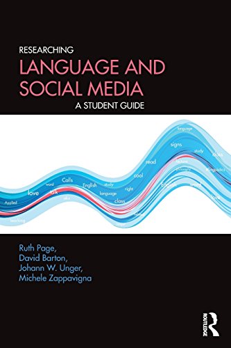 Stock image for Researching Language and Social Media: A Student Guide for sale by Irish Booksellers