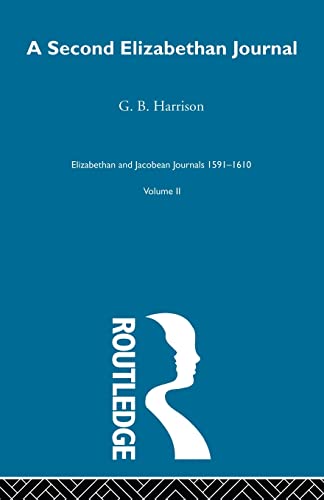 Beispielbild fr A Second Elizabethan Journal: Volume 2 zum Verkauf von Chiron Media