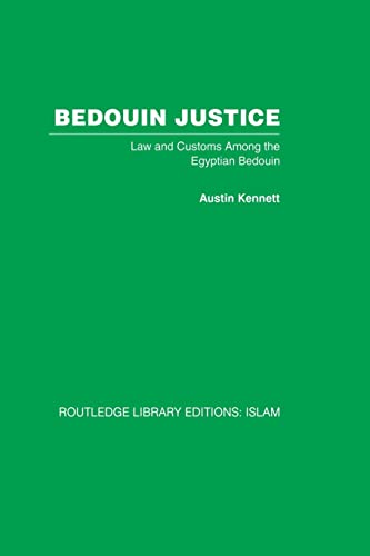 Imagen de archivo de Bedouin Justice: Law and Custom Among the Egyptian Bedouin a la venta por Blackwell's