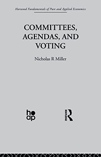 Imagen de archivo de Committees, Agendas and Voting a la venta por Blackwell's