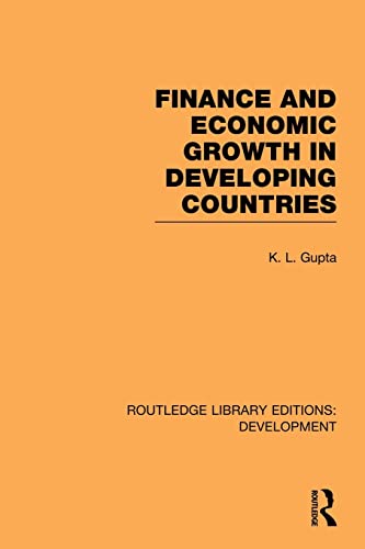Imagen de archivo de Finance and economic growth in developing countries (Routledge Library Editions: Development) a la venta por Chiron Media