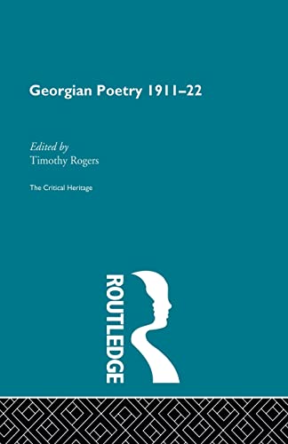 Imagen de archivo de Georgian Poetry 1911-22 a la venta por Blackwell's