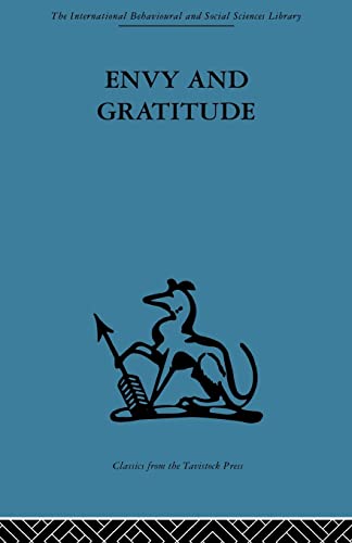 Stock image for Envy and Gratitude: A study of unconscious sources for sale by Blackwell's