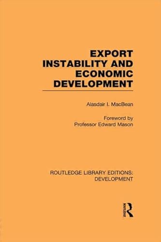 Stock image for Export Instability and Economic Development for sale by Blackwell's