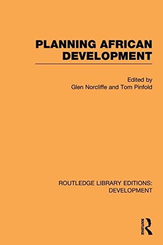 Beispielbild fr Planning African Development zum Verkauf von Blackwell's