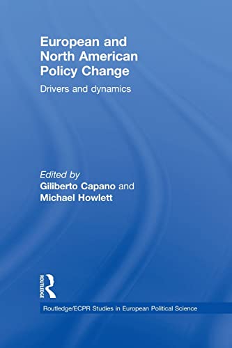 Beispielbild fr European and North American Policy Change: Drivers and Dynamics zum Verkauf von Blackwell's