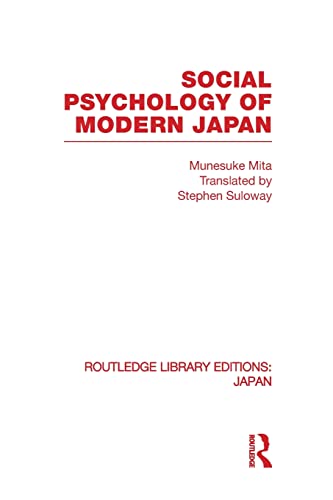 Beispielbild fr Social Psychology of Modern Japan zum Verkauf von Blackwell's